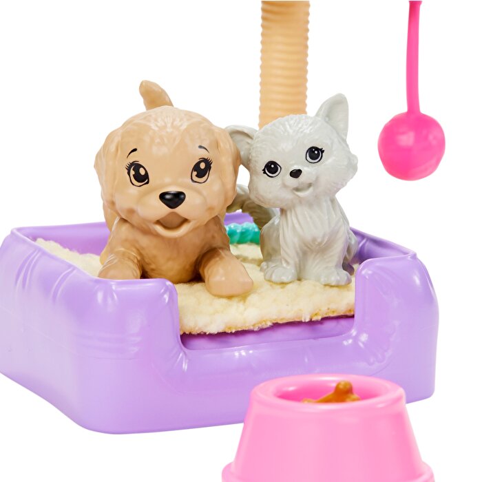 Barbie Ev Aksesuar Paketleri Köpek Temalı Oyun Seti GRG59