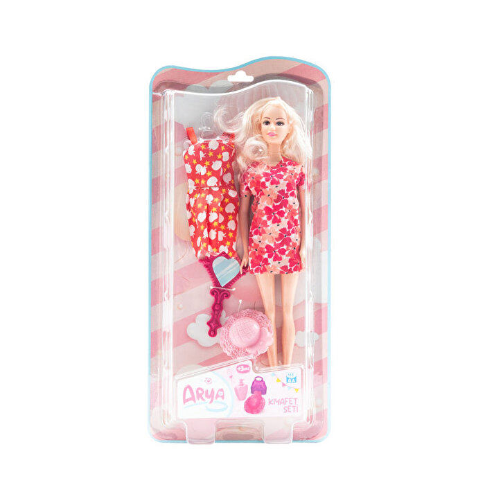 Arya Elbiseli Kıyafet Seti̇ Çiçek Desenli
