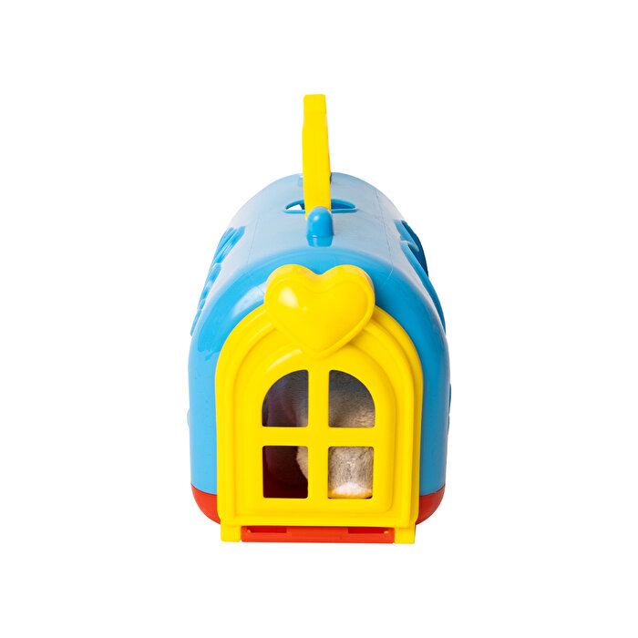 Kutulu Peluş Dinozor Mavi Kutulu