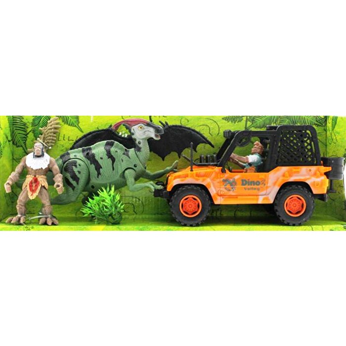Dinozor Avcısı Jeepli Oyun Seti  D124-58