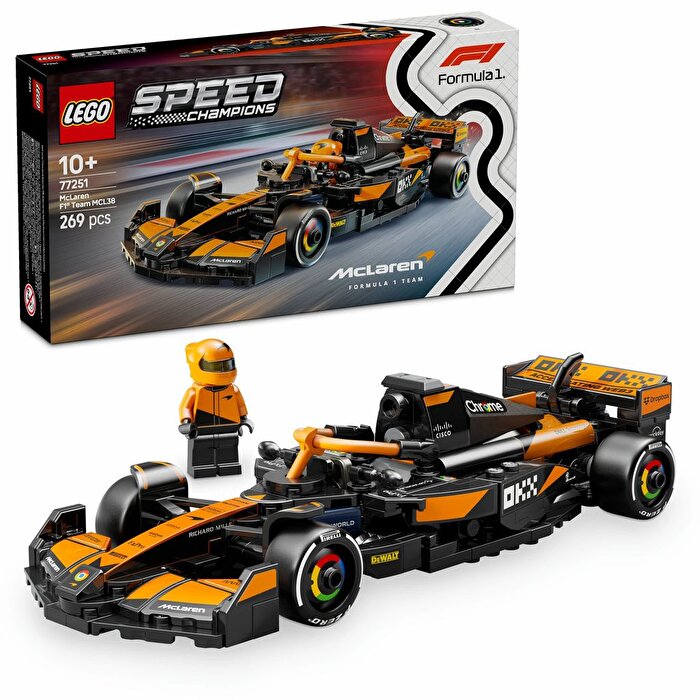 LEGO Speed Champions McLaren F1 Team MCL38 Yarış Arabası 77251