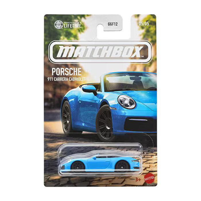 Matchbox Temalı Arabalar Porsche 911 Carrera Cabriolet JJR59
