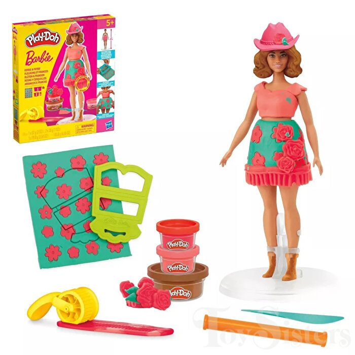Play Doh Barbie Çiçekli ve Püsküllü Seti G1360