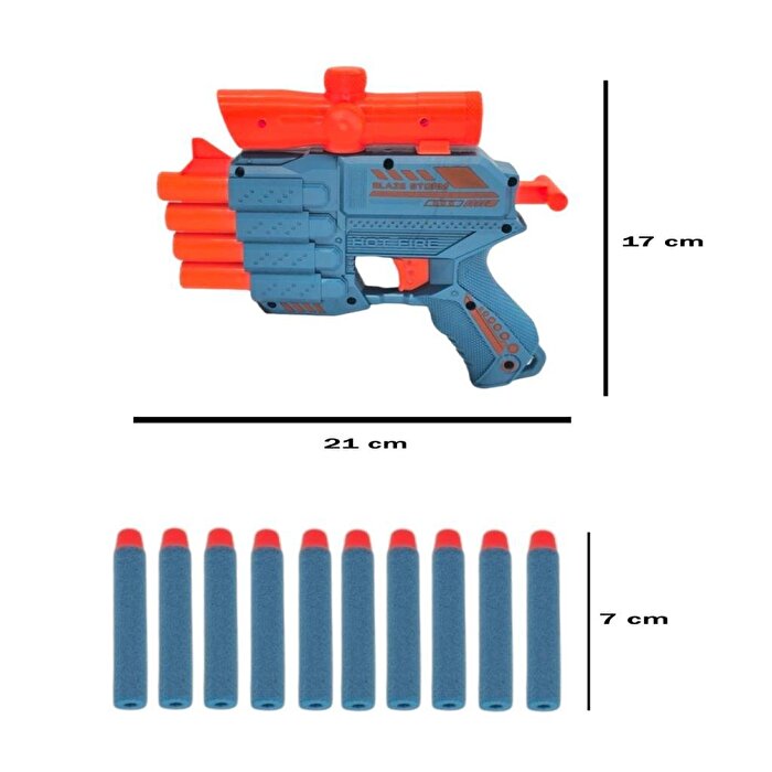 Nişancı 8 Dörtlü Dart Fırlatıcı Silah