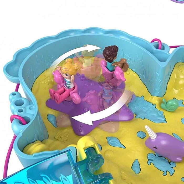 Polly Pocket Çanta Olabilen Micro Oyun Setleri Seahorse Purse HPW03