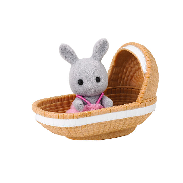 Sylvanian Families Tavşan Bebek ve Beşiği 4558