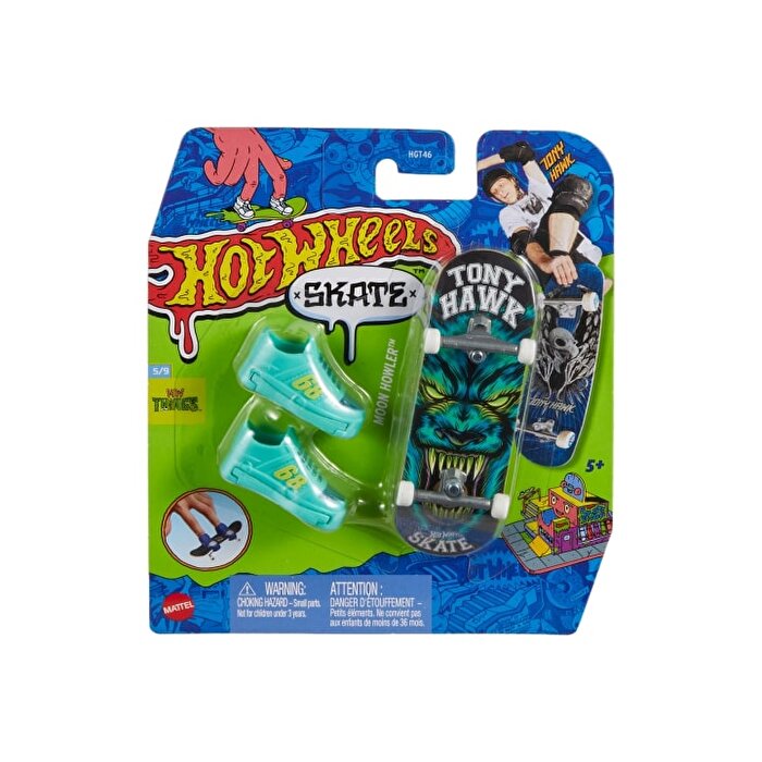 Hot Wheels Skate Parmak Kaykay ve Ayakkabı Paketleri Moon Howler HVJ85