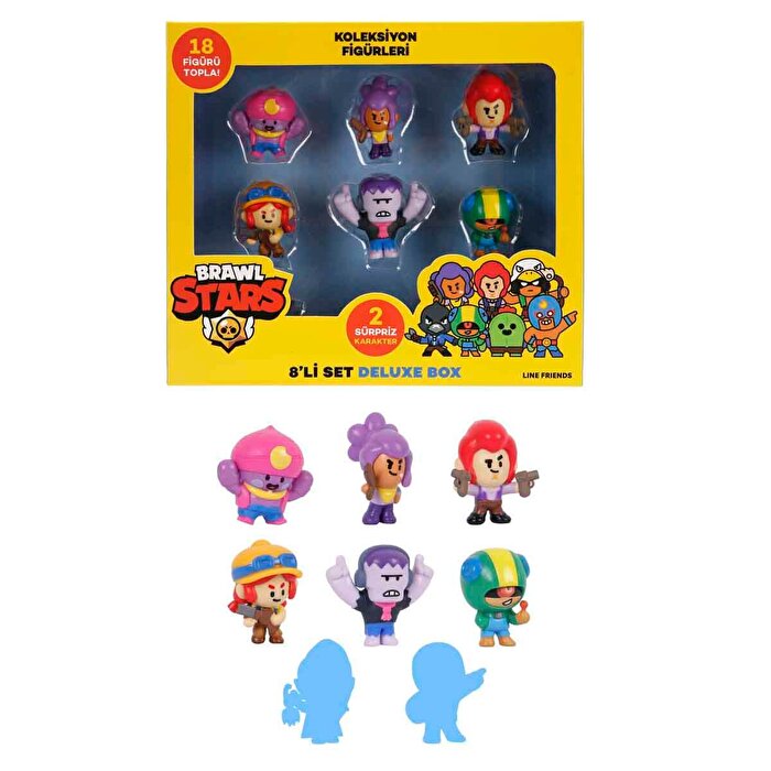 Brawl Stars Delüks 8'li Figür Seti Set 1