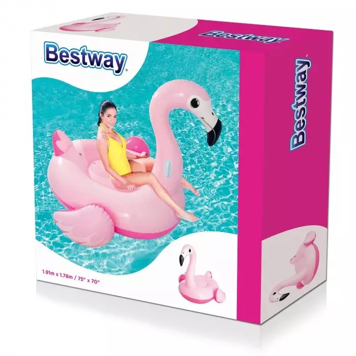 Bestway Pembe Flamingo Binici