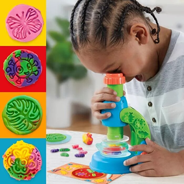 Play Doh Işıklı Mikroskop Oyun Seti