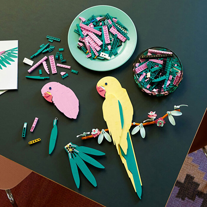 LEGO Art Fauna Koleksiyonu Macaw Papağanları 31211