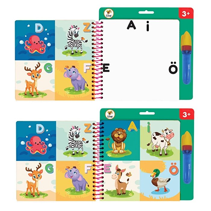 Aqua Magic Sihirli Boyama Kitabı Eğlenelim Öğrenelim