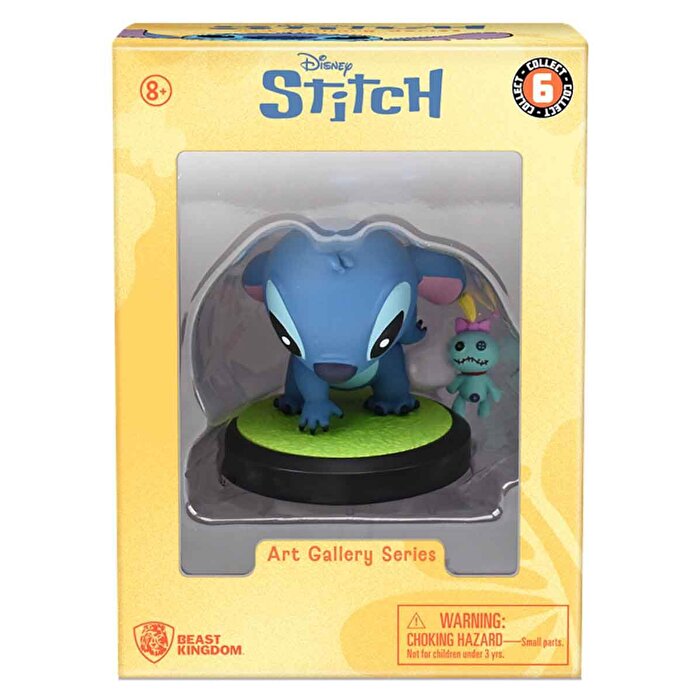 Disney Stitch Art Gallery Serisi Tekli Figür Paketi Stitch Gleaning the Scrump