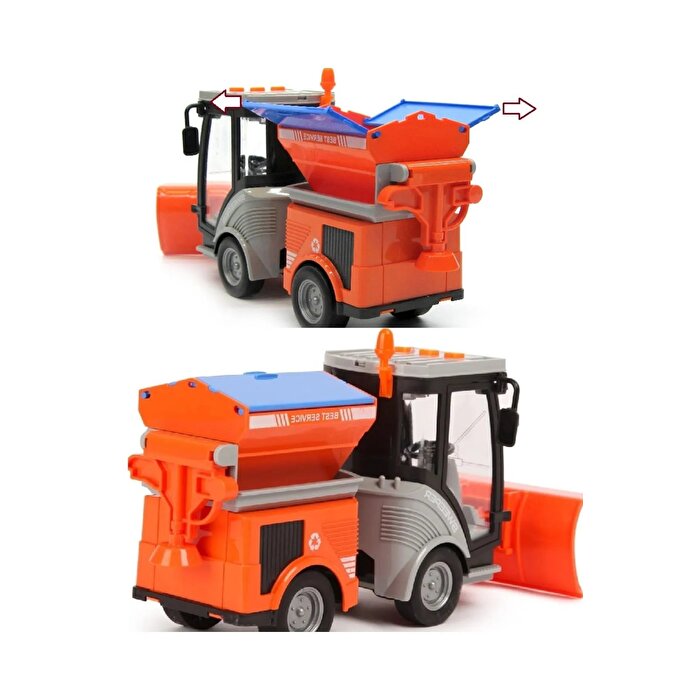 Sesli Işıklı Kar Küreme Aracı