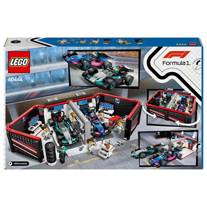 LEGO City F1 Garajı ve Mercedes-AMG ve Alpine Arabaları 60444