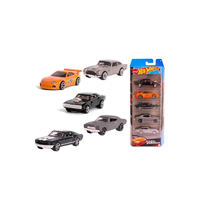 Hot Wheels Beşli Araba Seti Fast And Furious HLY70