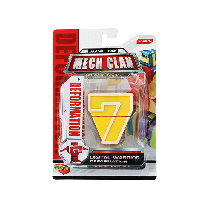 Dönüşen Neon Rakamlar 7 Numara