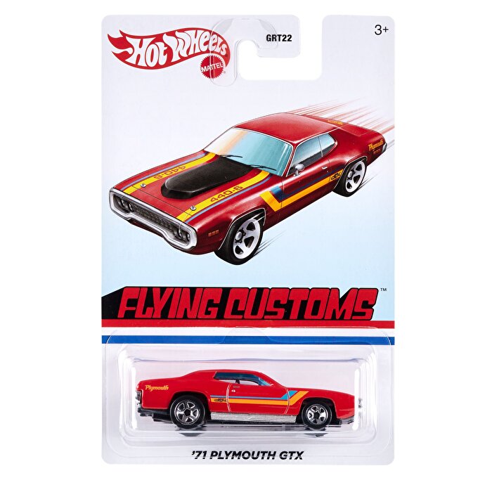 Hot Wheels Temalı Retro Arabalar 71' Plymouth GTX GRT38