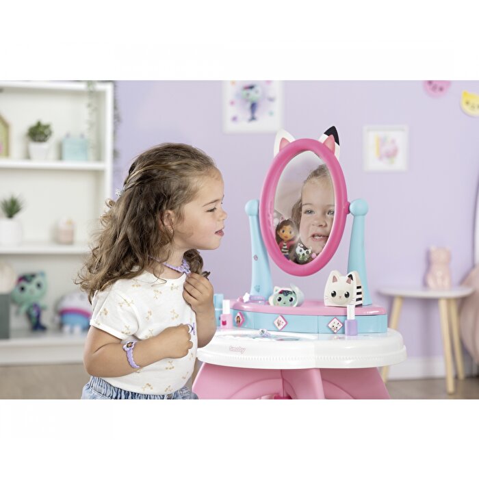 Gabby Dollhouse 2'si 1 Arada Ayarlanabilir Ayna Seti