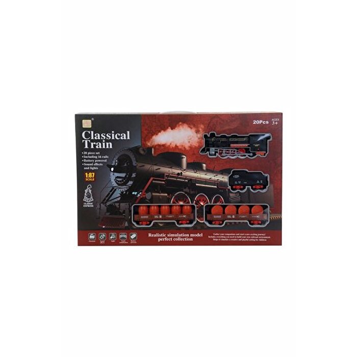 Kutulu Pilli 20 Parça Klasik Tren