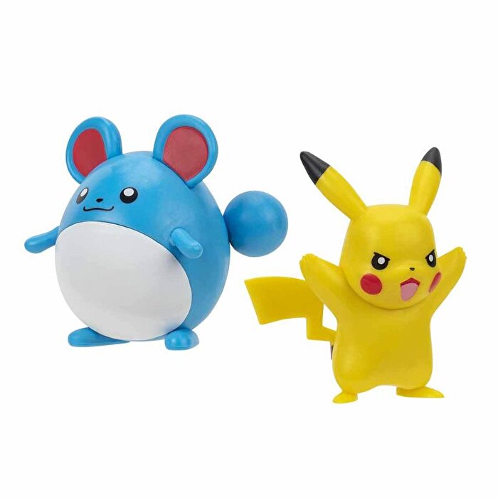 Pokemon Battle Figür S13 Pikachu Ve Marill