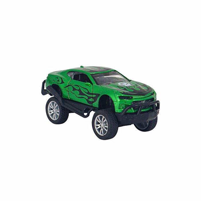 Alev Desenli Çek Bırak Yeşil