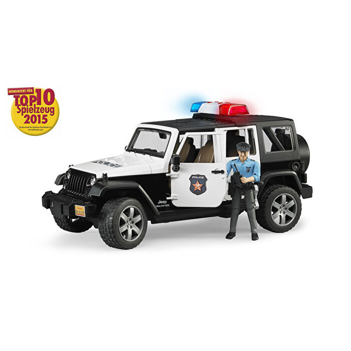 Bruder Jeep Wrangler U.R Polis Aracı Ve Memur - BR02526