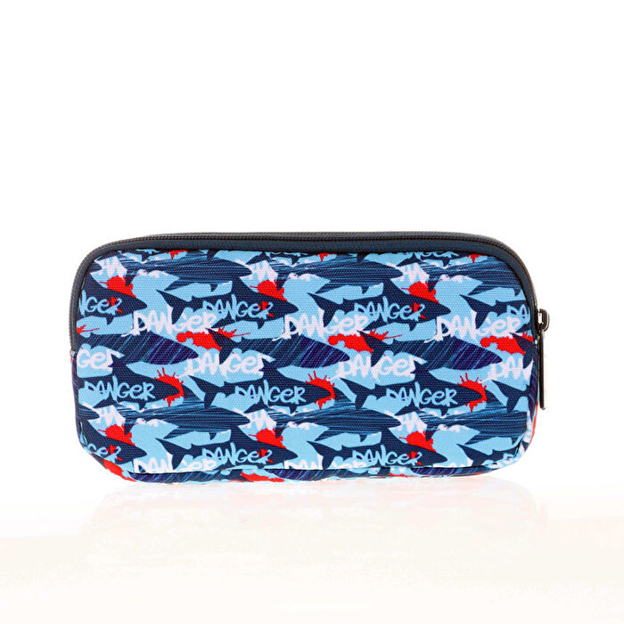 Kaukko Kids&Love 3 Bölmeli Sweet Shark Kalem Çantası