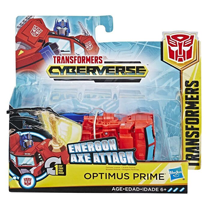 Transformers Cyberverse Tek Adımda Dönüşen Figür Optimus Prime 2