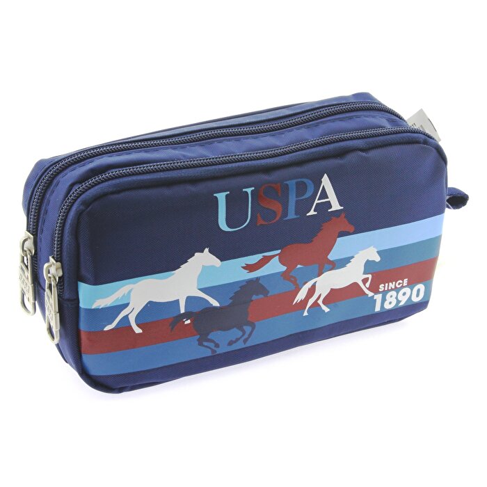 Polo Lacivert USPA Since 1890 Kalem Kutusu 49510