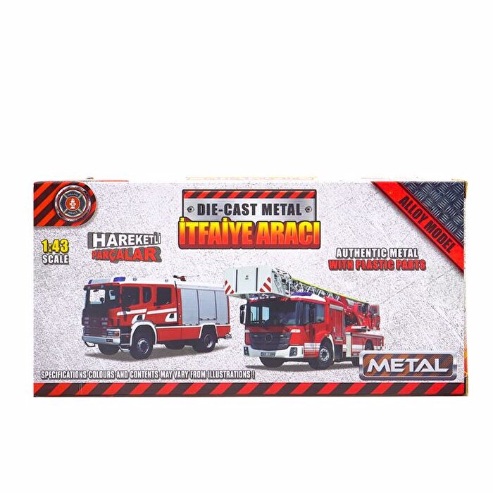Die Cast İtfaiye Aracı Su Püskürtücü