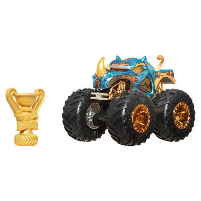 Hot Wheels Monster Trucks Bigfoot Trophy Şampiyonları Rhinomite JDW03