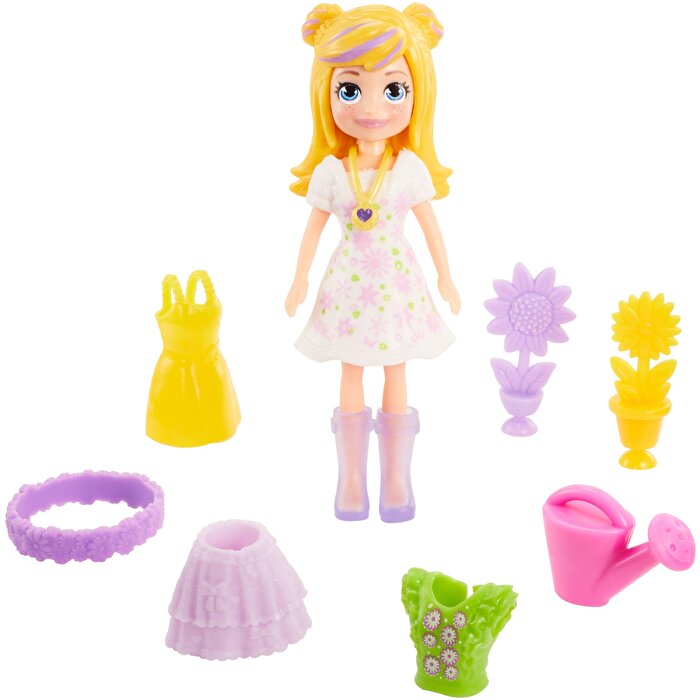 Polly Pocket ve Moda Aksesuarları Seti Bahçe Temalı GMF78