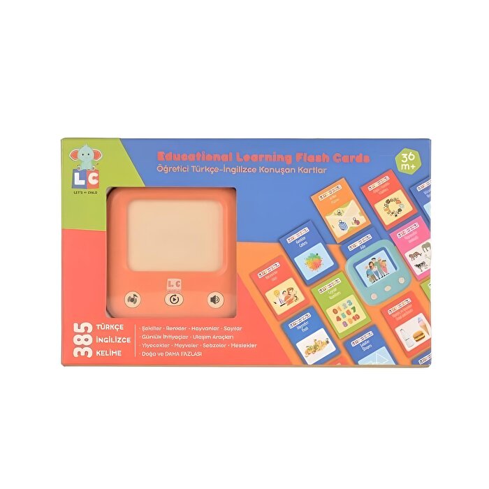 LC Öğreti̇ci̇ Türkçe ve İngi̇li̇zce Konuşan Kartlar Turuncu