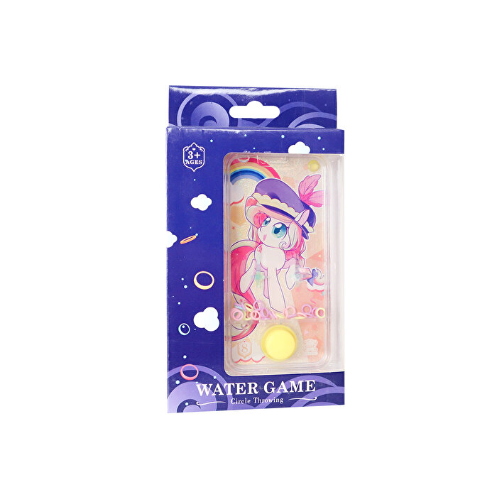 Mor Renkli Unicorn Retro Su Oyunu