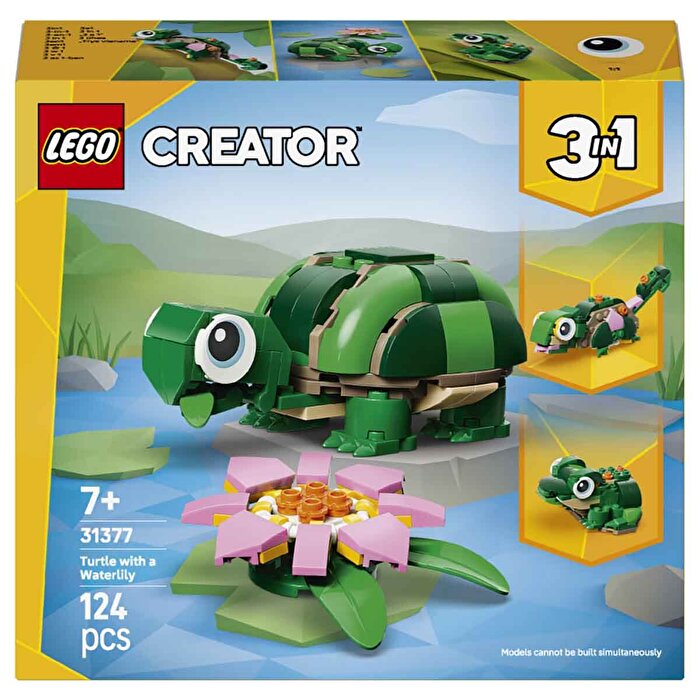 LEGO Creator Kaplumbağa ile Nilüfer Çiçeği 31377