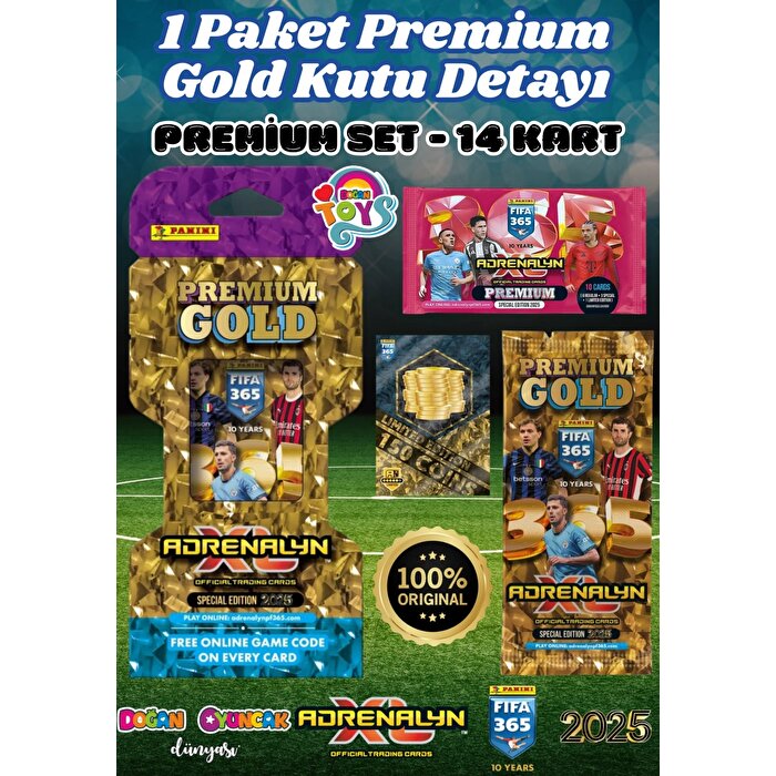 Panini FIFA 365 Adrenalyn XL 2025 Premium Gold Kart