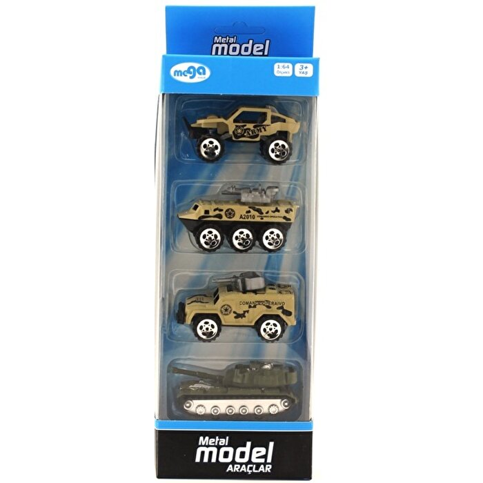 Dörtlü Die-Cast Asker Seti