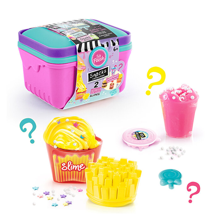 So Slime DIY Slimelicious Mi̇ni̇ Market Sepeti̇ Snacks Collection