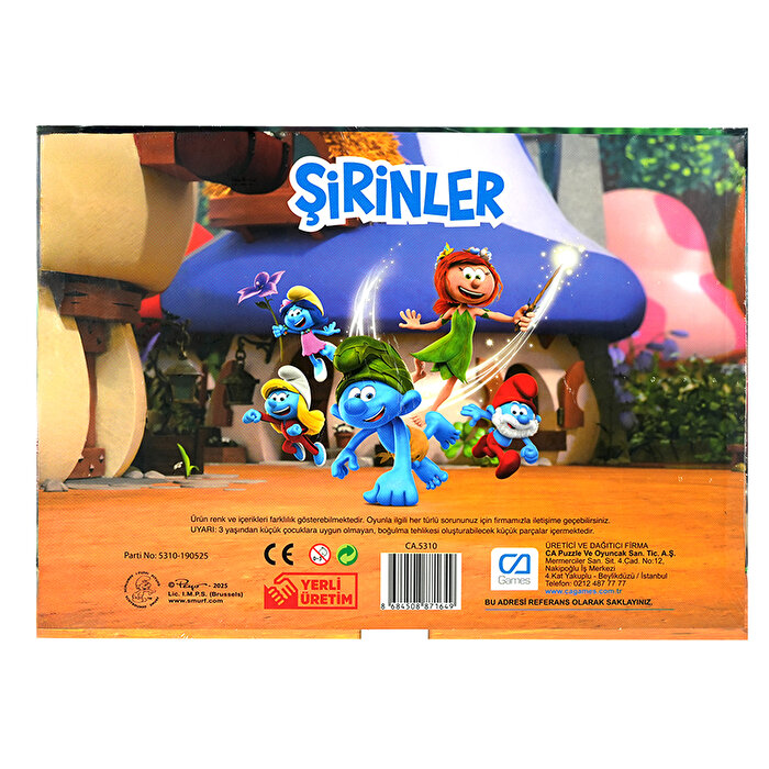 Şirinler Frame Puzzle 35 Parça