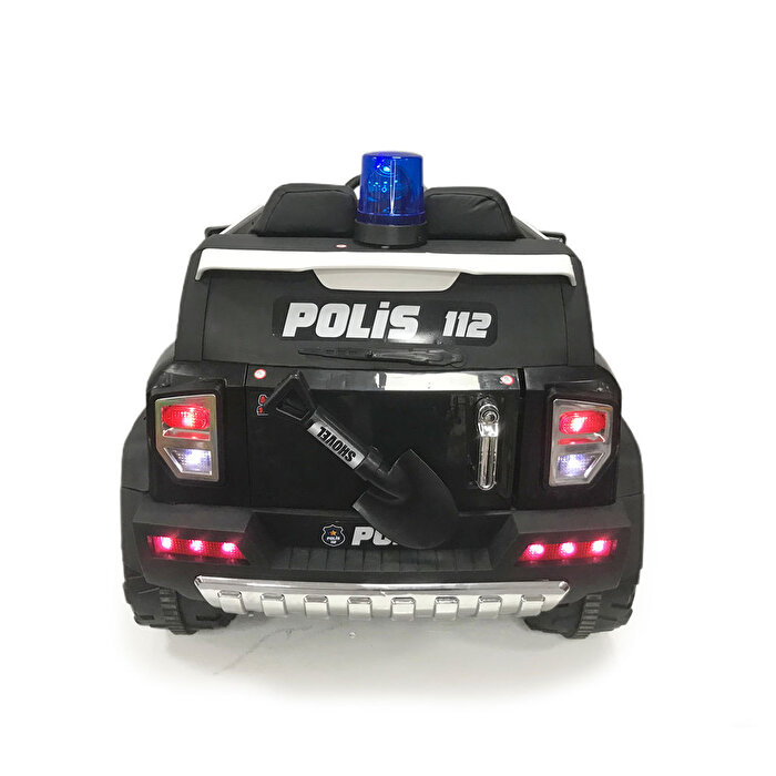 İzni̇k Poli̇s 12 Volt Akülü Araba