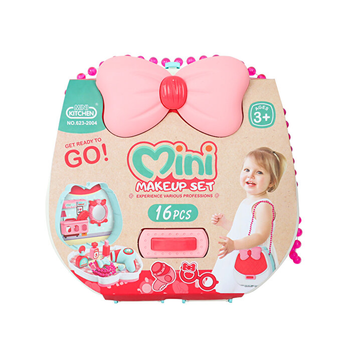 Boncuk Askılı Çantalı Güzellik Seti 16 Parça