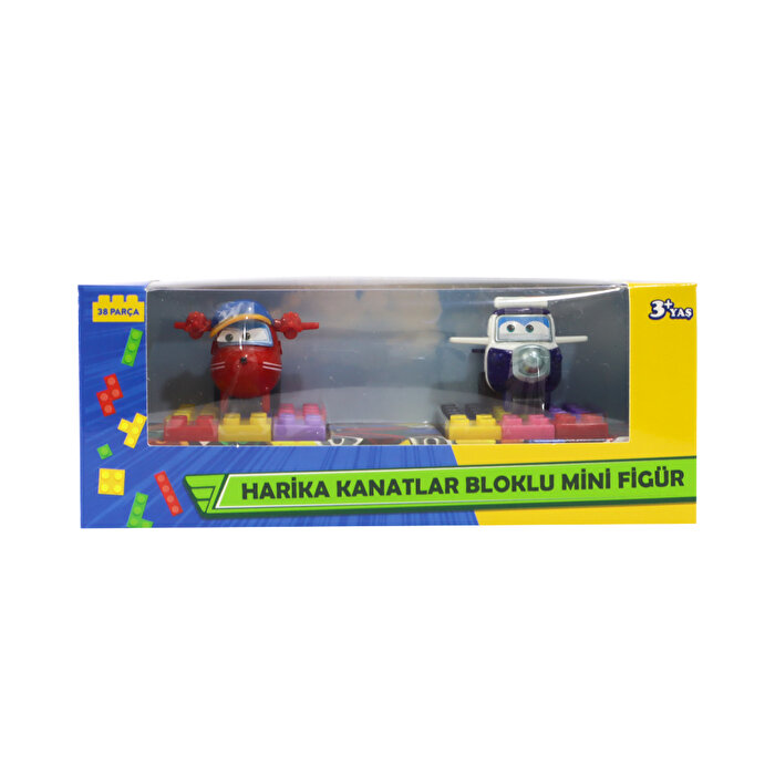 Harika Kanatlar Bloklu Mini Figür Paul ve Flip 2'li Set