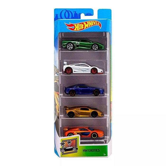 Hot Wheels Beşli Araba Seti FKT62