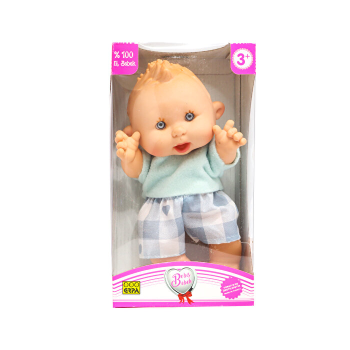 Bebiş Et Bebek Tekli Kutu Turkuaz Tişörtlü