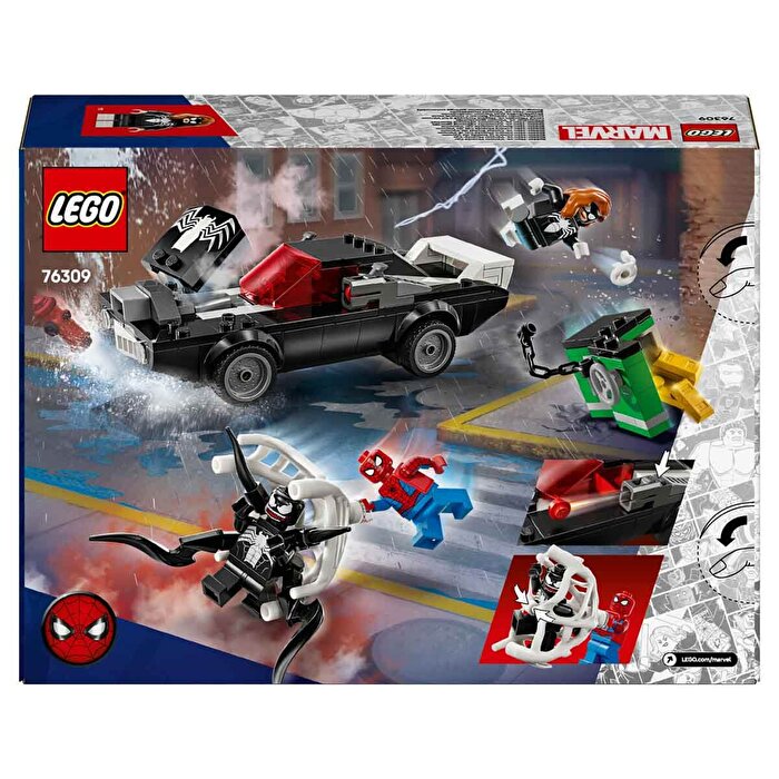 LEGO Marvel Örümcek Adam Venom Arabasına Karşı 76309