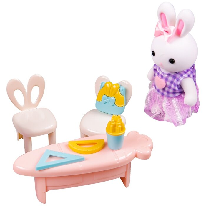 Bay Dreamy Mini Tavşan Okul Seti Matematik Sınıfı