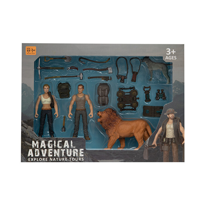 2'li Figürlü Aslanlı Savunma Seti