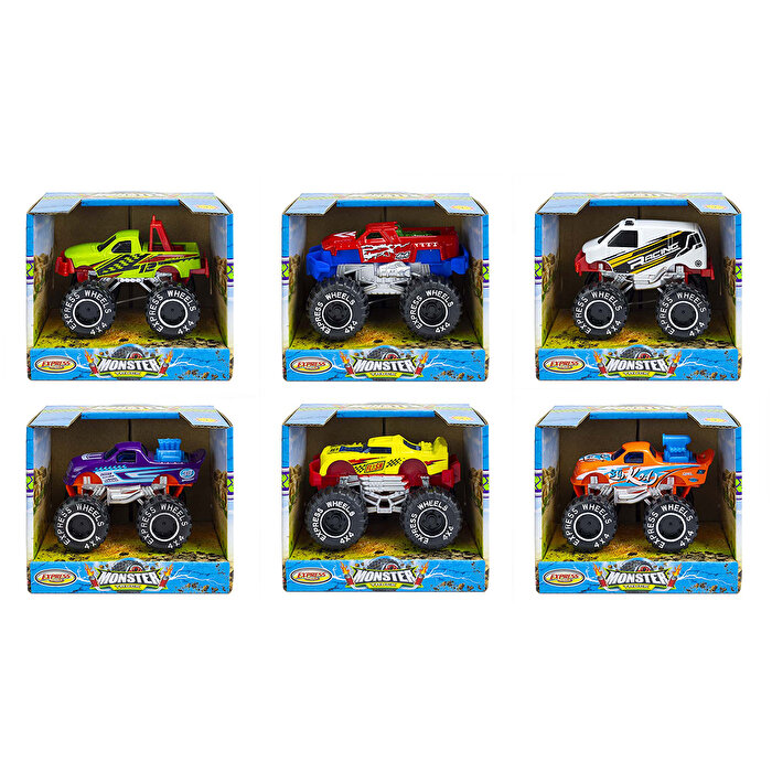 Express Wheels Monster Truck Araba Beyaz