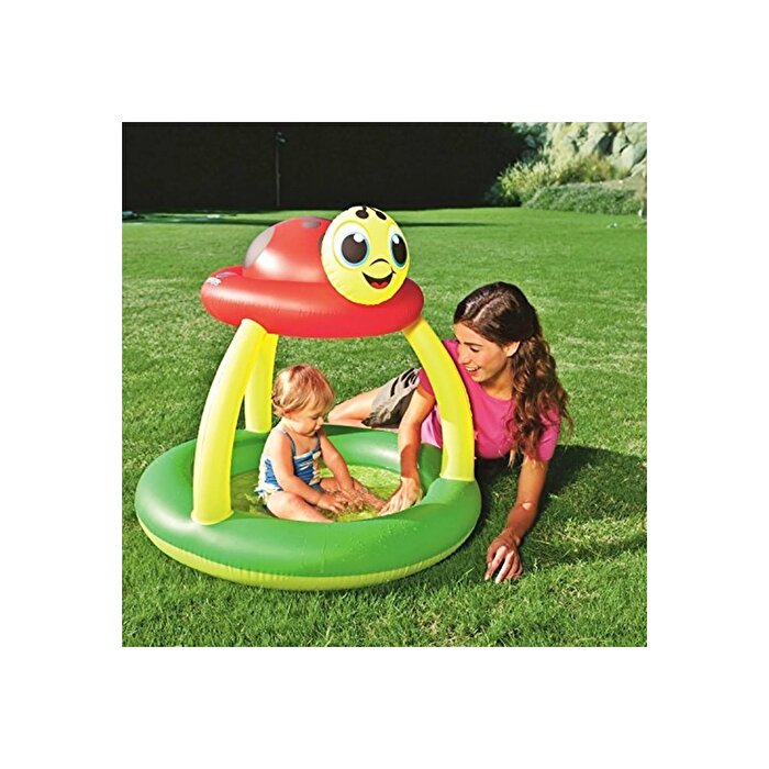 Bestway Uğur Böcekli Gölgelikli Havuz 91x84 cm.